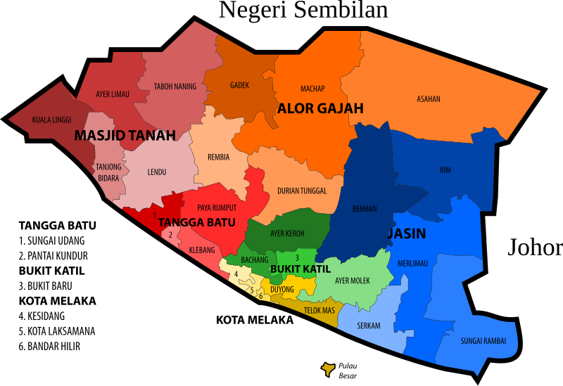 800px Map Of Malacca Legislative Assembly Constituencies As Of 2015.svg  